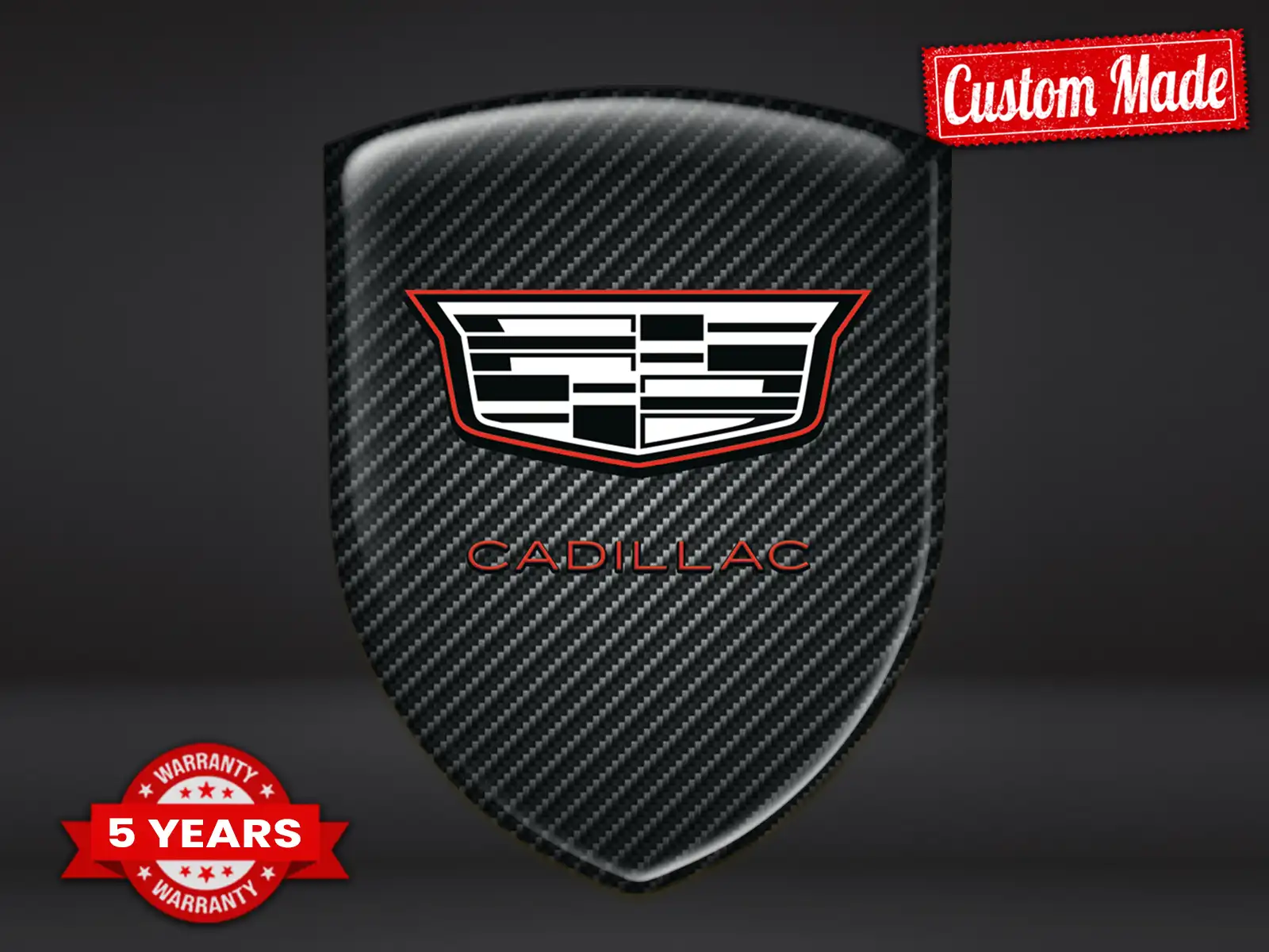 Cadillac Silikon Aufkleber Premium Stil Drift Auto Labels